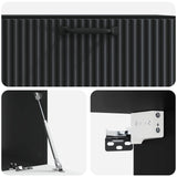 Wall-Mounted TV Cabinet Black 78.5 x 41 x 30 cm Engineered Wood 899026