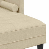 Sofa Set 2 pcs Cream 173 x 131 x 67 cm Fabric 3329258