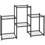 Flower Stand 83x25x60 cm Black Iron 343125
