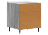 Bedside Cabinet Grey Sonoma 43x 41 x 68 cm Engineered Wood 894331