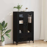 Highboard Black Oak 69.5 x 31 x 115 cm Engineered Wood 882525