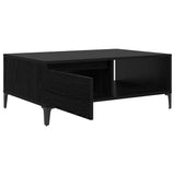Coffee Table Black oak 90 x 60 x 35 cm Engineered wood 875118