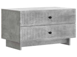 Bedside Cabinet with Drawer Concrete Grey 62 x 34.5 x 47.5 cm 893858
