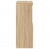 Sideboard with LED Lights Sonoma Oak 41x37x100 cm 836688