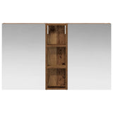 Bathroom Cabinet Set 3 pcs 100 x 10.5 x 60.5 cm Engineered wood 3403702