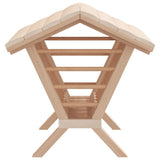Rabbit Hay Feeder 44x33x33 cm Solid Wood Fir 172425