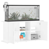 Aquarium Stand White 121x41x58 cm Engineered Wood 833615