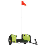 Bike Trailer Green Oxford Fabric and Iron 94165