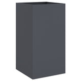 Planter Anthracite 42x38x75 cm Steel 841579
