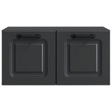 Wall-Mounted TV Cabinet Black 59.5 x 31 x 30 cm Engineered Wood 899386