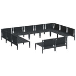 Garden Sofa Set Anthracite Steel 3379018