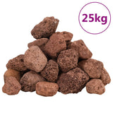 Volcanic Rocks 25 kg Red 3-5 cm 155314