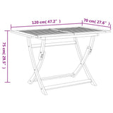 5 Piece Garden Dining Set Solid Wood Acacia 3214236