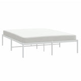 Metal Bed Frame without Mattress White 140x200cm 350914