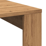 ZNTS Coffee Table Artisan Oak 100x100x35 cm Engineered Wood 856691