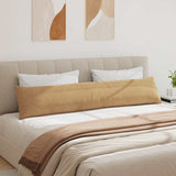 Sofa Pillows 2 pcs Brown 200 x 40 cm Corduroy Fabric 42013893