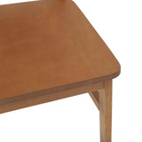 Dining Chair 2 pcs Natural Solid Rubber Wood 42020504