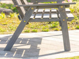 2-Seater Garden Bench Antique Loveseat for Yard, Lawn, Porch, Patio, Steel, Grey T3398P318623