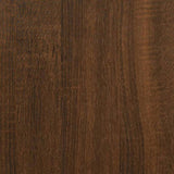 Storage Bench Brown Oak 62x42x46 cm Engineered Wood 835074