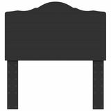 Headboard Black Oak Engineered wood 888045