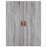 Highboard Grey Sonoma 69.5x34x180 cm Engineered Wood 3196049