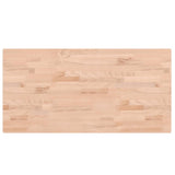 Basin Shelf Wall Mounted Steel and Solid Wood Beech 3302435