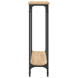 Console Table Sonoma Oak 100x22.5x75 cm Engineered Wood 834016