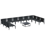 Garden Sofa Set Anthracite Steel 3379013