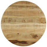 244675 Coffee Table Solid Rough Mango Wood 65x32 cm