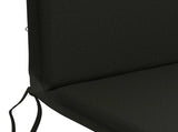 High Back Chair Cushion GEMERT 4 pcs 100% Polyester Black 945709