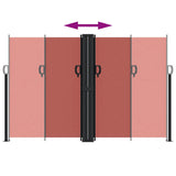 Retractable Side Awning Terracotta 160x1200 cm 4004828