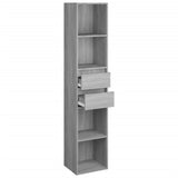 Book Cabinet Grey Sonoma 36x30x171 cm Engineered Wood 815535