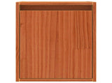 Wall Cabinet 2 pcs Wax Brown 30 x 30 x 40 cm Solid Pine Wood 869868