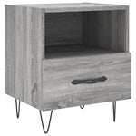 ZNTS Bedside Cabinets 2 pcs Grey Sonoma 40x35x47.5 cm Engineered Wood 827433