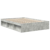 Bed Frame without Mattress Concrete Grey 140x200 cm 3203862