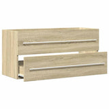 Sink Cabinet Sonoma Oak 100x38.5x48 cm Engineered Wood 856232