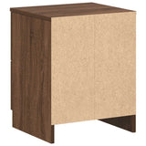 Bedside Cabinets 2 pcs with 2 Drawers Brown Oak 40x36x50 cm 858798