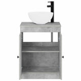 Bathroom Furniture Set Concrete Grey Engineered Wood 3404217