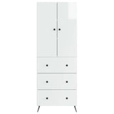 Cabinet Set 2 pcs High Gloss White 66 x 34.5 x 90 cm 3416884