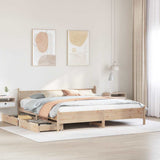 Bed Frame without Mattress 180x200 cm Super King Solid Wood Pine 3309761