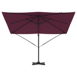Roma Parasol Red 286 x 284 x 265 cm Aluminium and Polyester 42003341