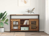 Sideboard Old Wood 100 x 35 x 80 cm Engineered Wood 882815
