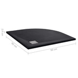 Shower Tray SMC Black 90x90 cm 146527