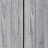 Book Cabinet Grey Sonoma 82.5x30.5x115 cm Engineered Wood 833787