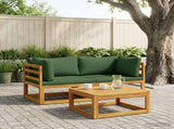 Sectional Corner Sofa with Cushions 2 pcs 2-Seater 42028315