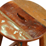 241647 Bar Stool Solid Reclaimed Wood