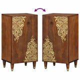 Sideboard with Shelf Brown 40 x 33 x 75 cm Solid Mango Wood 4018760