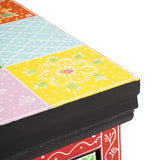 TV Cabinet Multicolour 100 x 30 x 24 cm Solid Mango wood 4017578