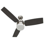 Ceiling Fan with Light and Remote Control 108 cm Dark Brown 51491