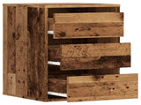 Corner Chest of Drawers Old Wood 40x41x58 cm Engineered Wood 852841